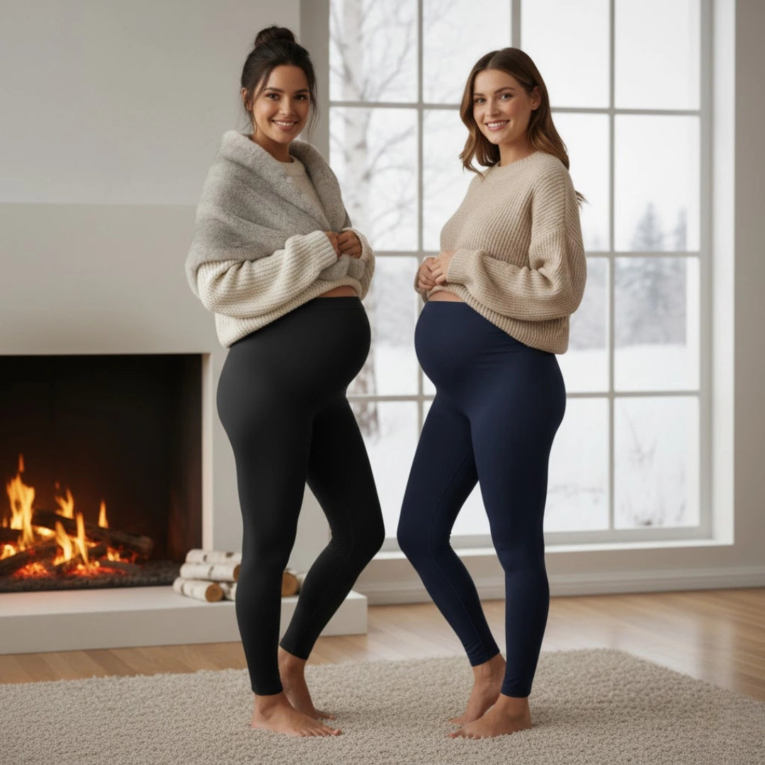 Die gemütlichsten Fleece-Leggings für werdende Mütter