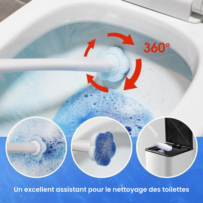 Disposable toilet cleaning wand - 8 Ocean Breeze refills