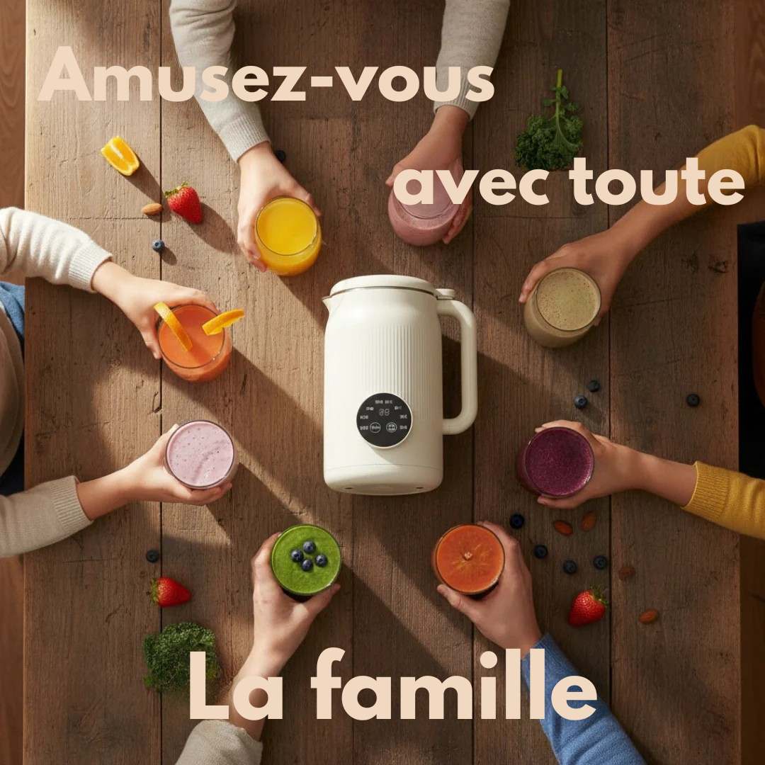 VitaMixia - Transform 30 cents of almonds into 1L of creamy milk. In 3 minutes.