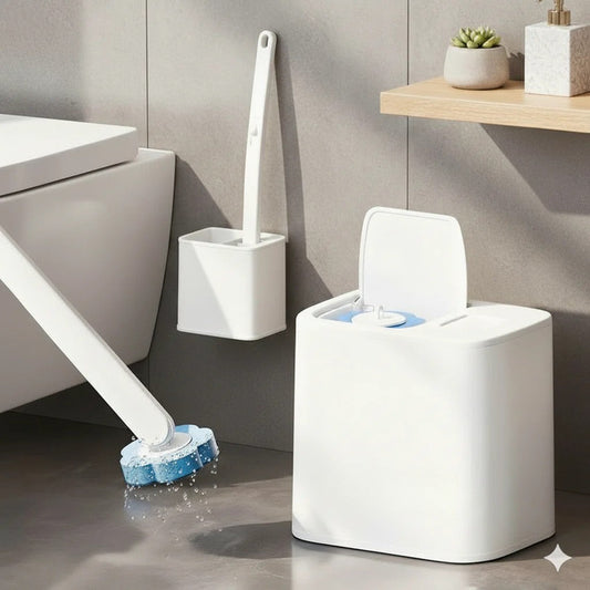 Disposable toilet cleaning wand - 8 Ocean Breeze refills