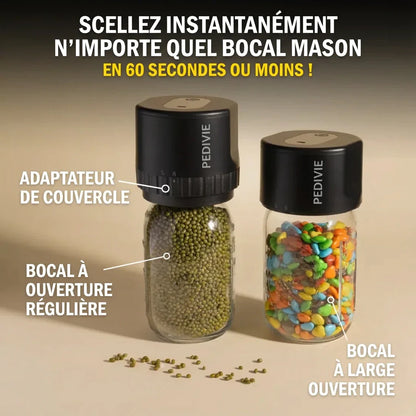 Vacuum sealing kit