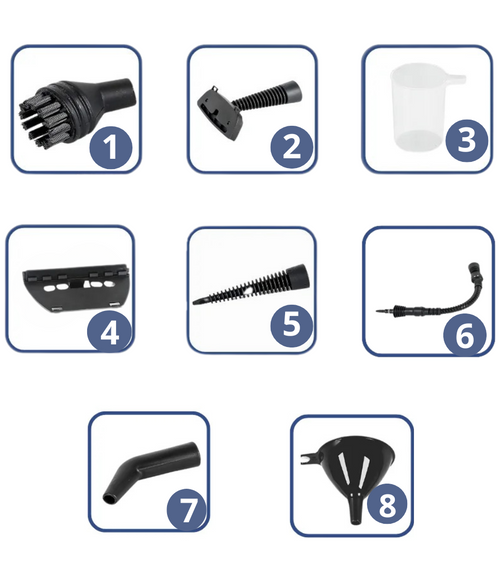 9 multifunctional accessories (seals, mattresses, curtains, windows, floors...)