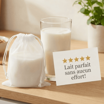 Set von High-End-Filterbeuteln aus Naturstoff (waschbar und wiederverwendbar)